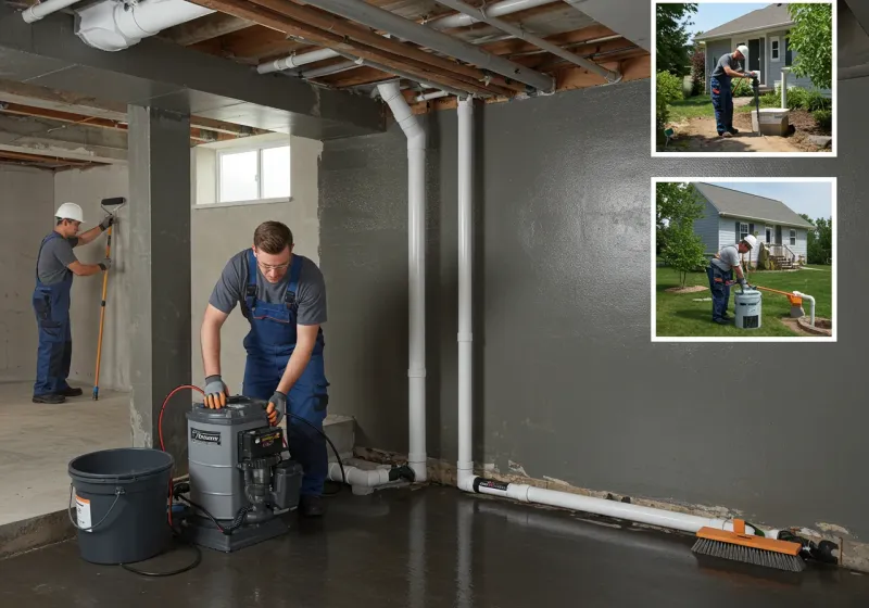 Basement Waterproofing and Flood Prevention process in Wildwood, FL